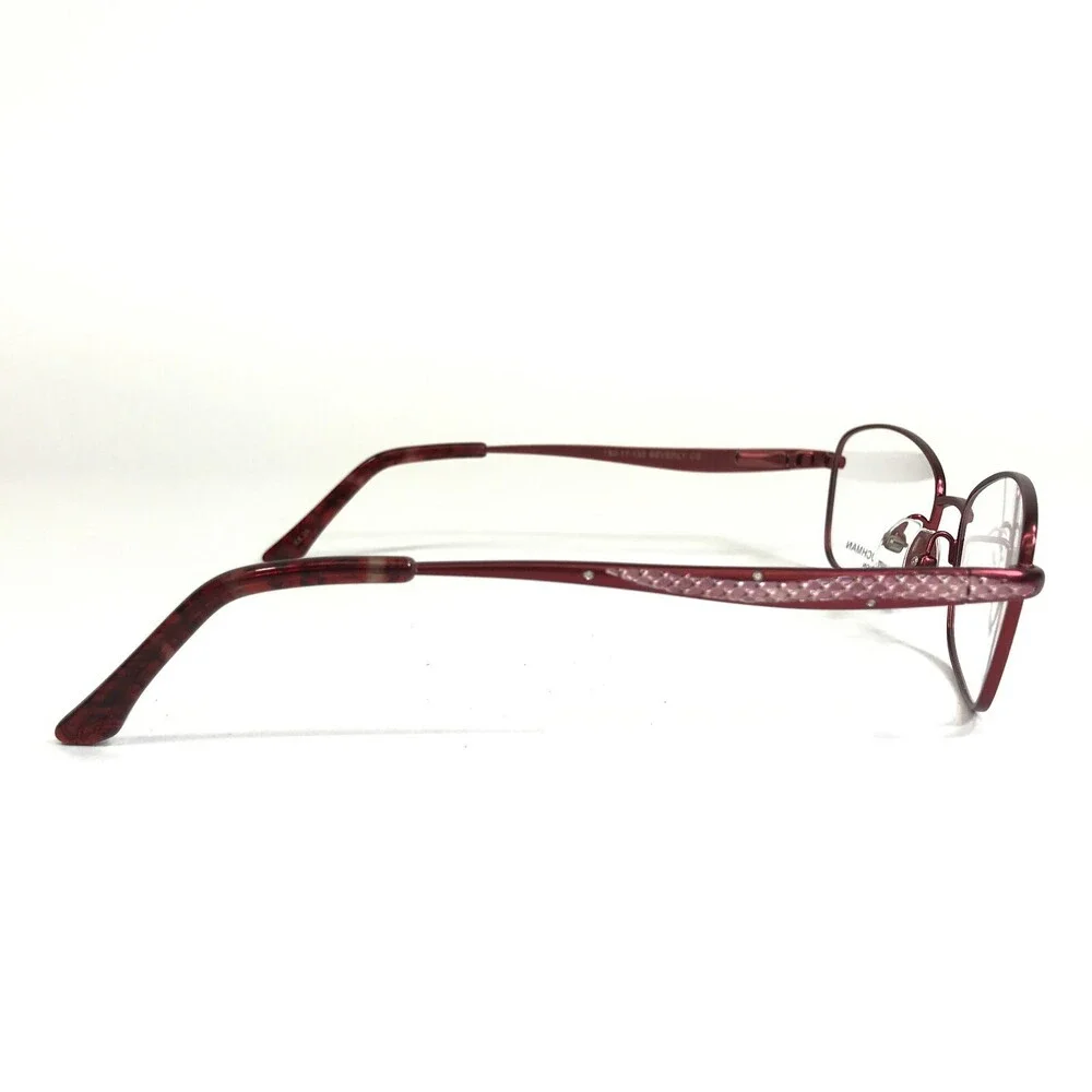 Dana Buchman Eyeglasses Frames BEVERLY CS Red Cat Eye Full Rim 50-17-130